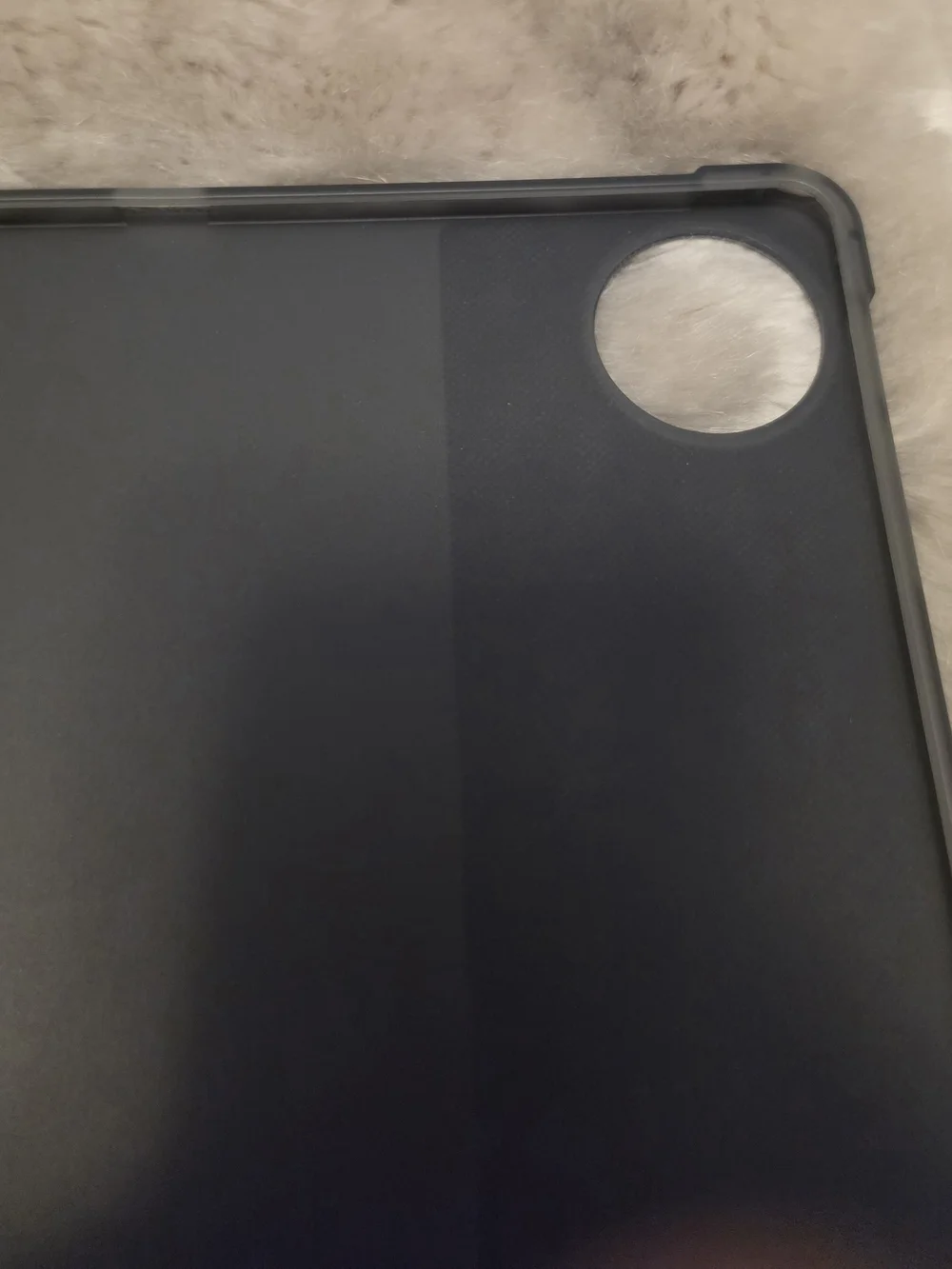 Universal Black Tablet Folio Case with Camera Cutout